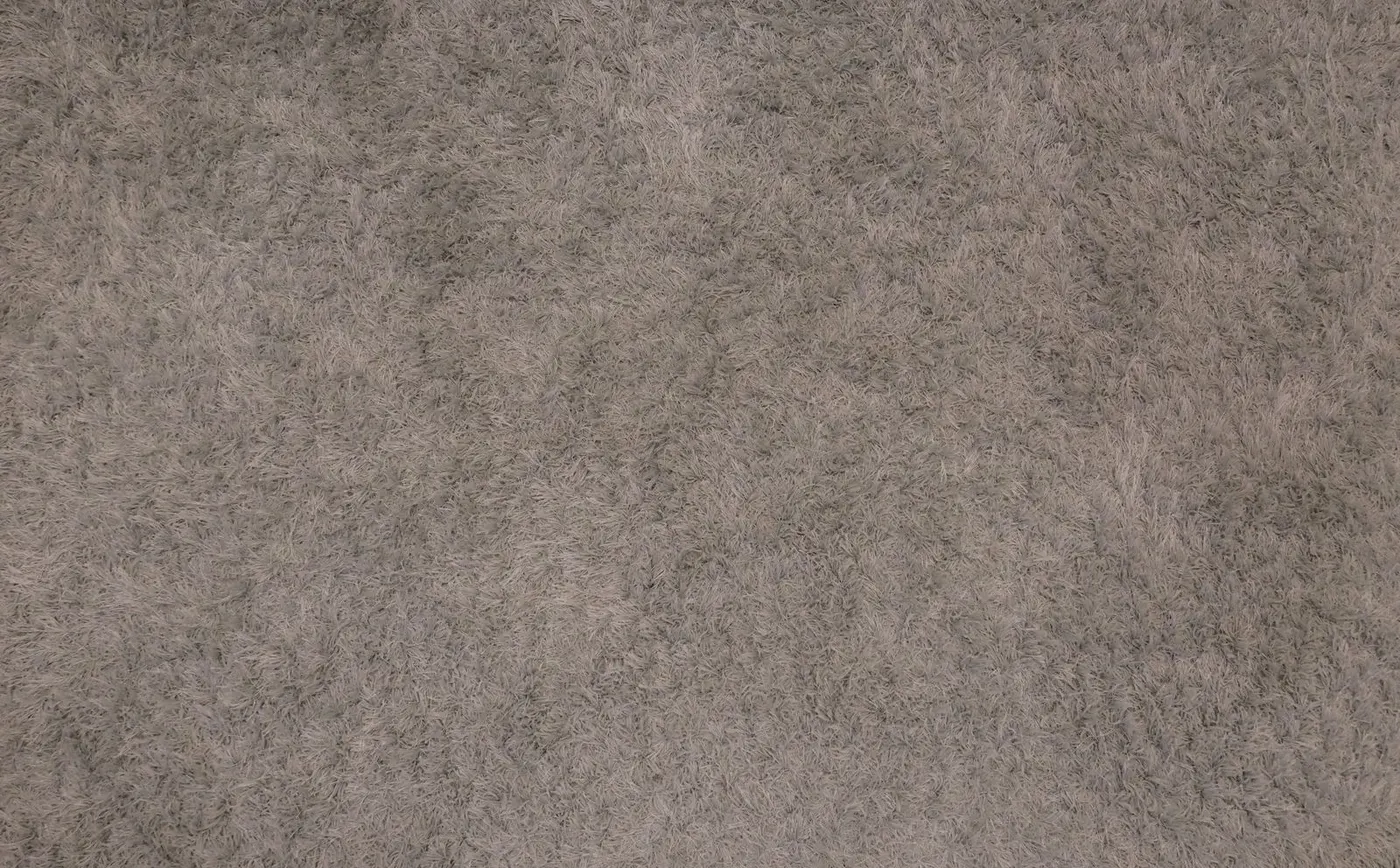 Close-up of soft, clean grey carpet